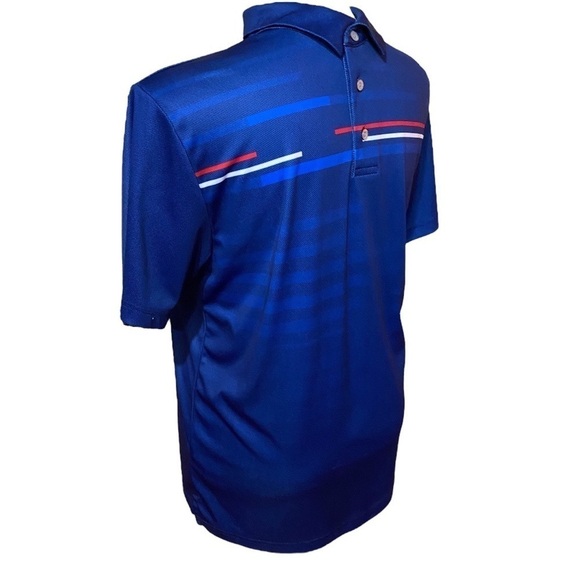 Mens PGA Tour Golf Polo Size Large Blue - Picture 4 of 6